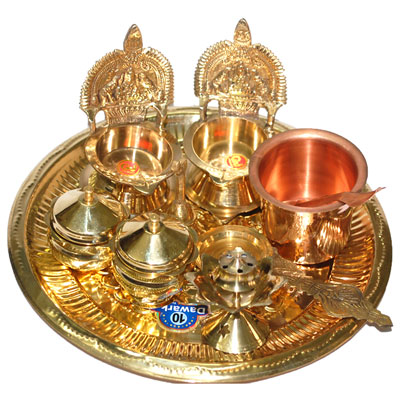 "Pooja Plate - code03 - Click here to View more details about this Product